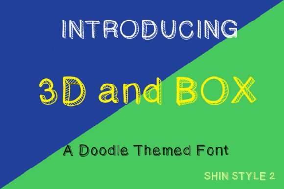3D and Box Font - Featured Image