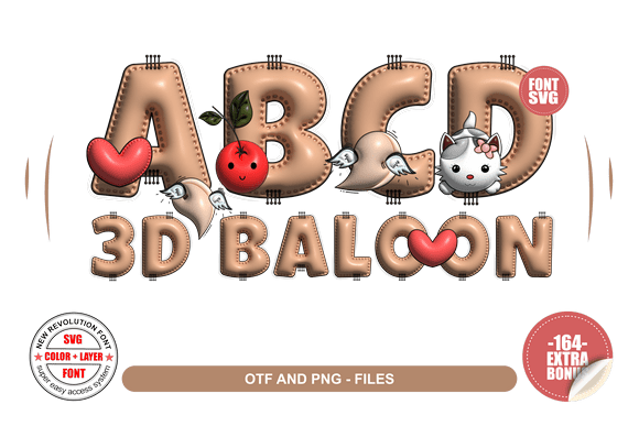 3d Baloon Font - Featured Image