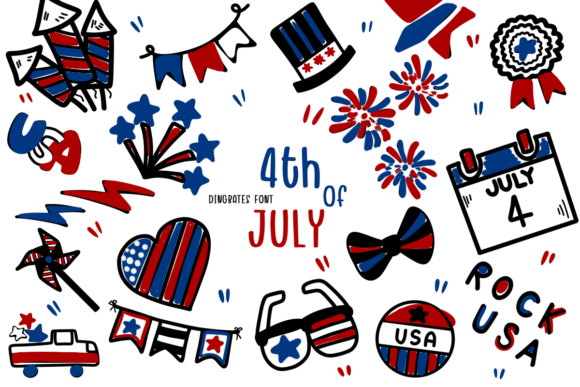 4th of July Font - Featured Image