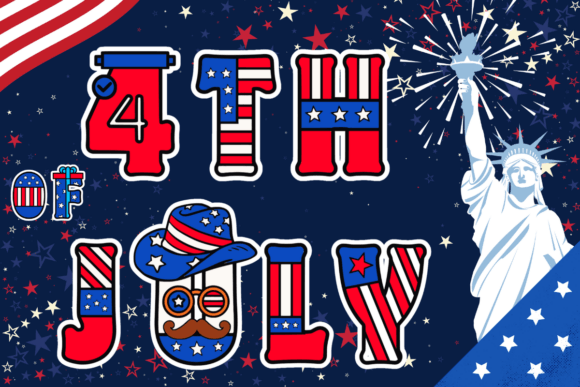4th of July Font - Featured Image