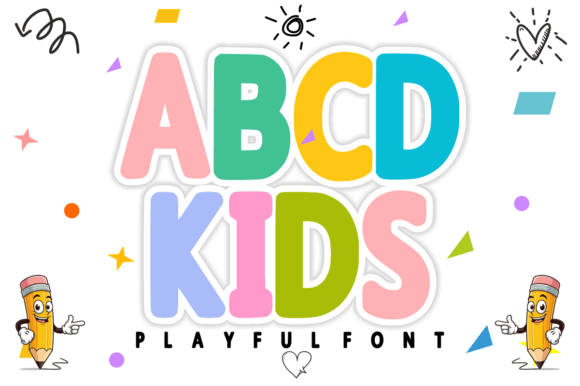 ABCD Kids Font - Featured Image