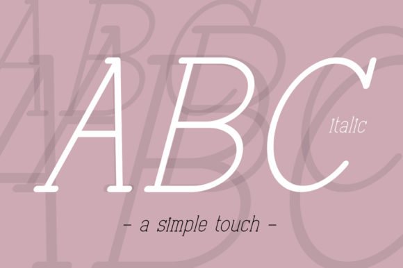 ABC Italic Font - Featured Image