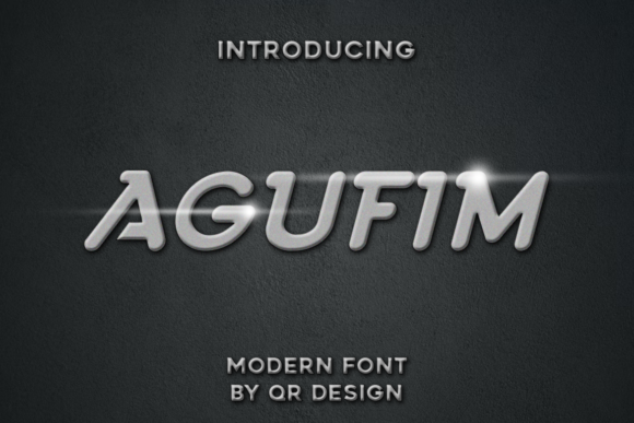 AGUFIM Font - Featured Image