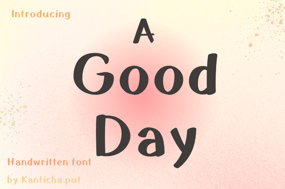 A Good Day Font - Featured Image