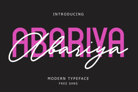 Abariya Font - Featured Image