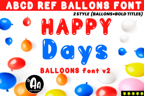 Abcd Ref Balloons Font - Featured Image