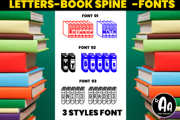 Abcd Ref Book Spine1 Font - Featured Image