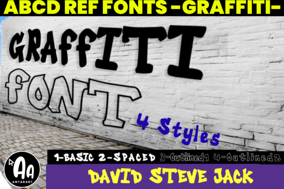 Abcd Ref Graffiti Font - Featured Image