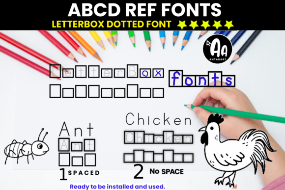 Abcd Ref Shape Boxes Font - Featured Image
