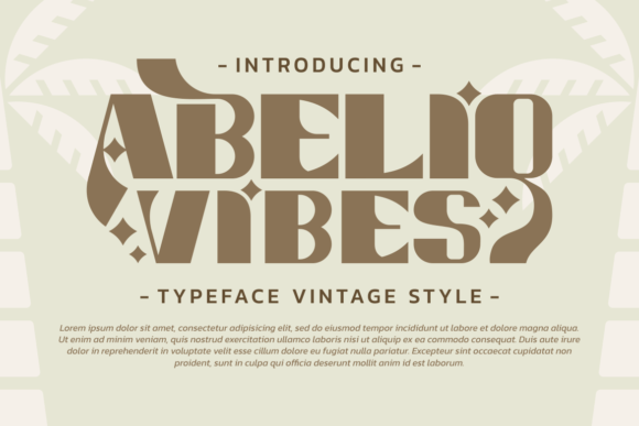 Abeliq Vibes Font - Featured Image