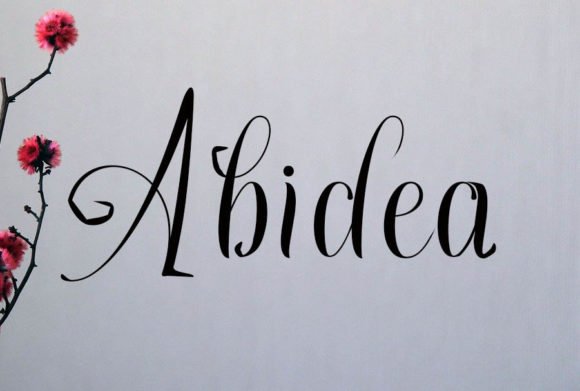 Abidea Font - Featured Image