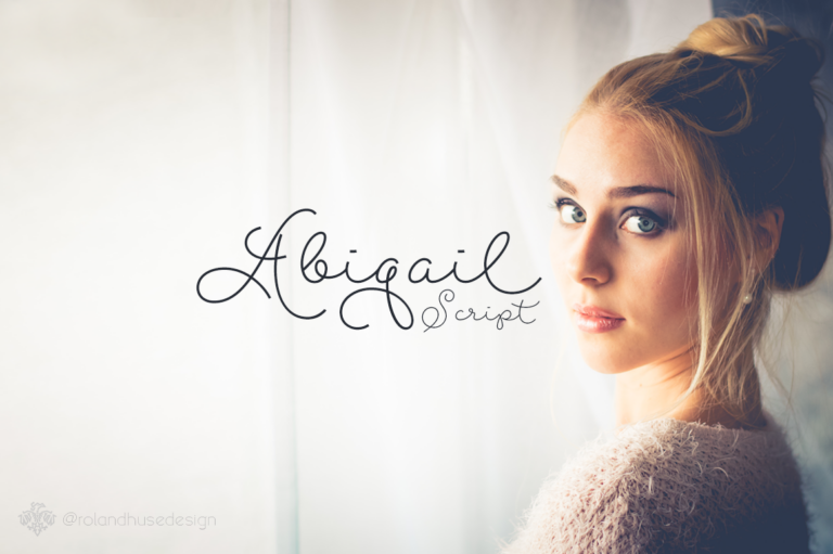 Abigail Script Font - Featured Image