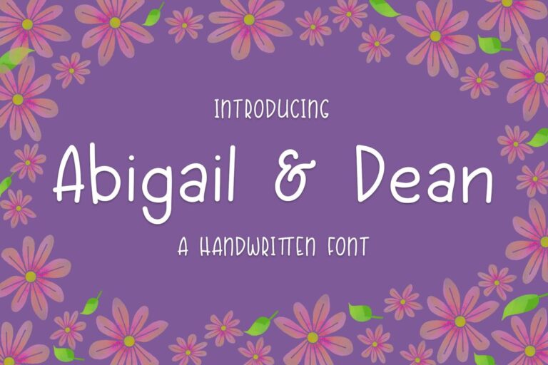 Abigail & Dean Font - Featured Image