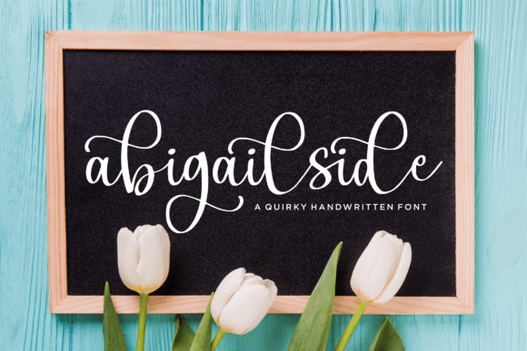 Abigailside Font - Featured Image