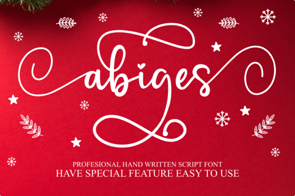 Abiges Font - Featured Image