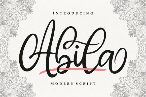 Abila Font - Featured Image