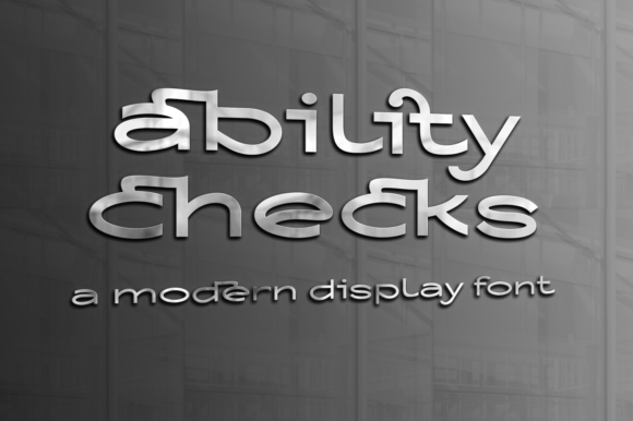 Ability Checks Font - Featured Image