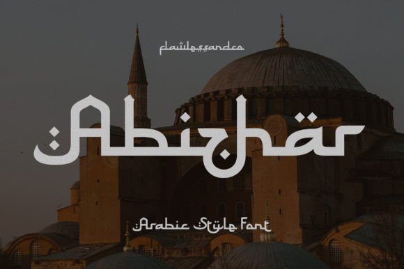Abizhar Font - Featured Image