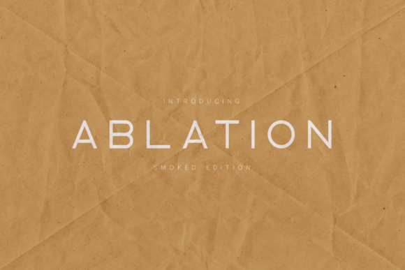 Ablation Smoked Edition Font - Featured Image