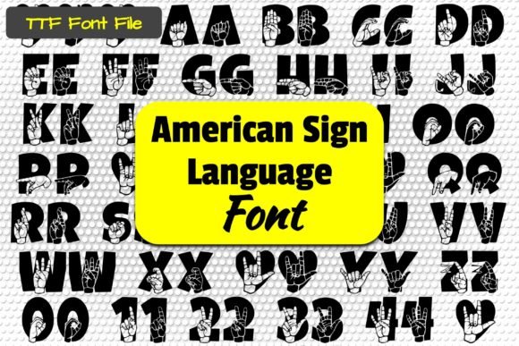 Able Lingo ASL 2 Font - Featured Image
