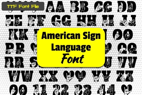 Able Lingo ASL 4 Font - Featured Image