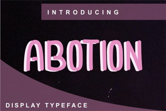 Abotion Font - Featured Image