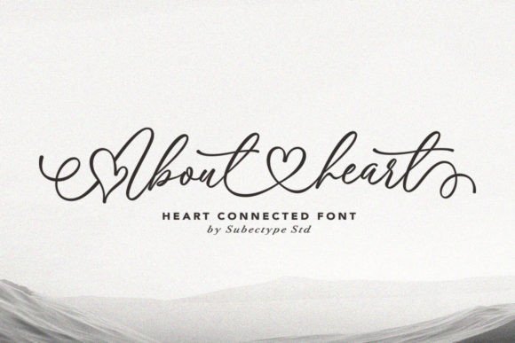 About Heart Font - Featured Image