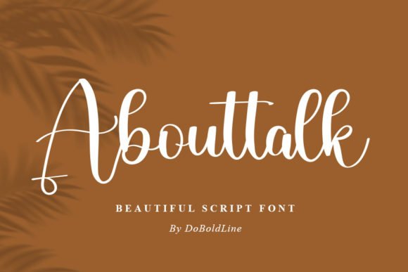 Abouttalk Font - Featured Image