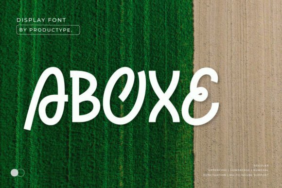Aboxe Font - Featured Image