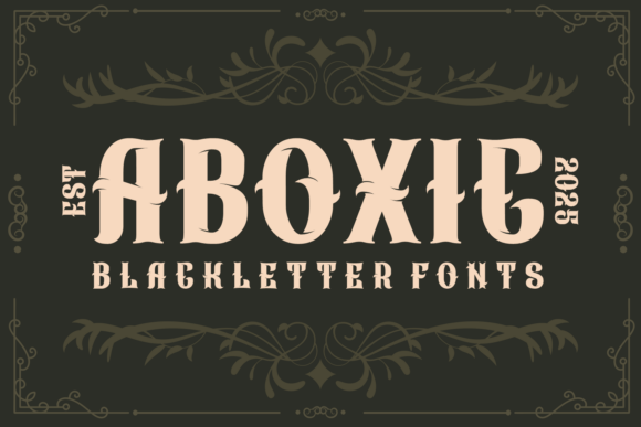 Aboxic Font - Featured Image