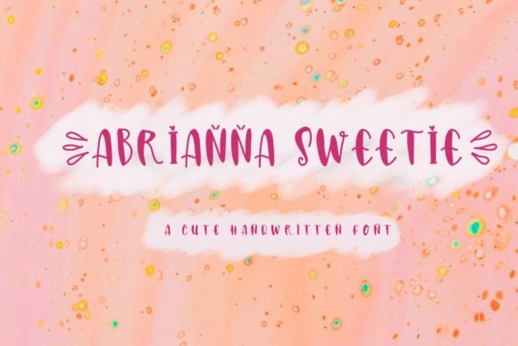 Abrianna Sweetie Font - Featured Image