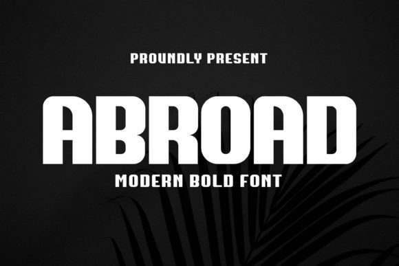Abroad Font - Featured Image