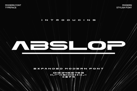 Abslop Font - Featured Image