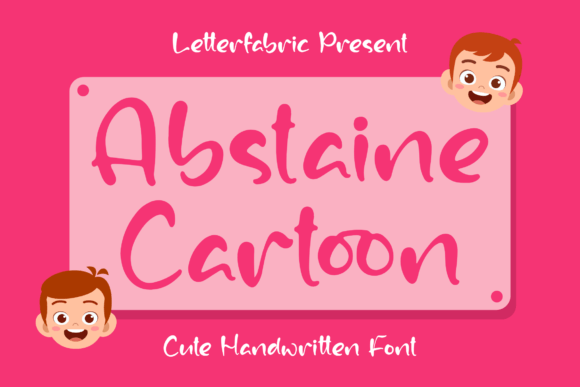 Abstaine Cartoon Font - Featured Image