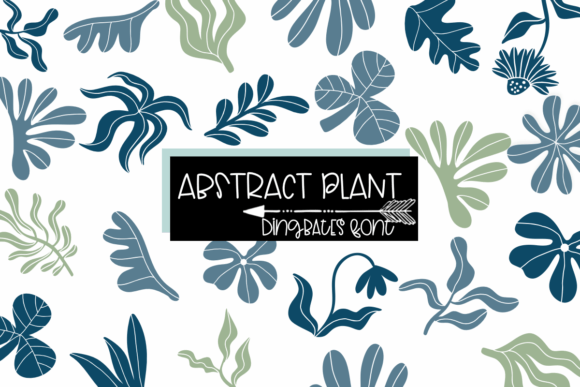 Abstract Plants Font - Featured Image