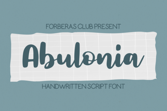 Abulonia Font - Featured Image