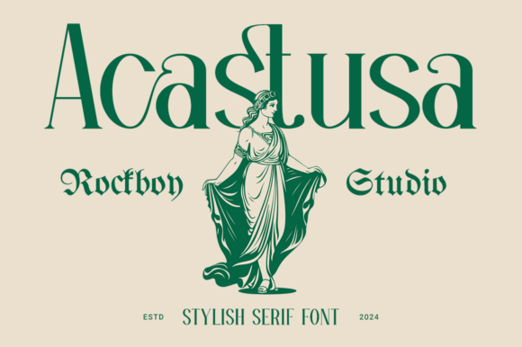 Acastusa Font - Featured Image