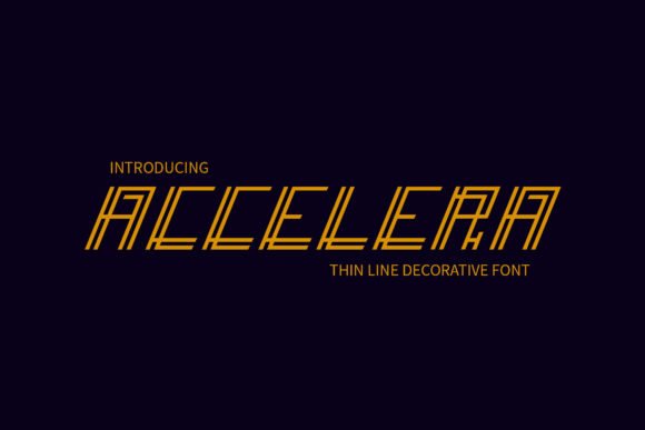 Accelera Font - Featured Image