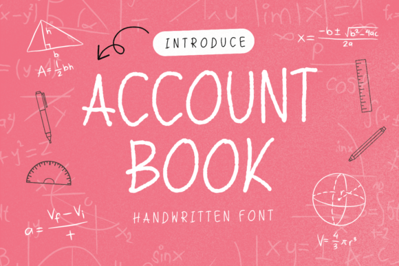 Account Book Font - Featured Image