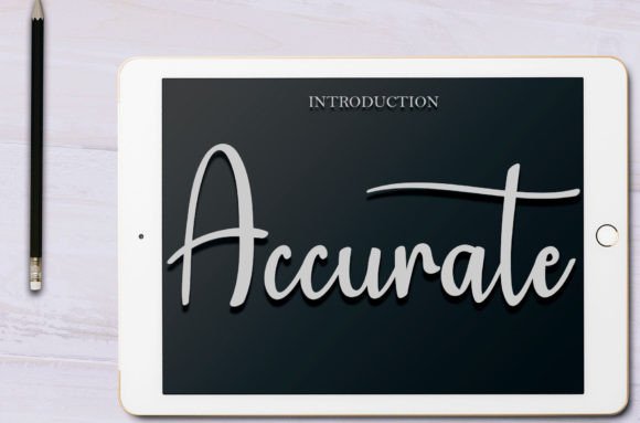 Accurate Font - Featured Image