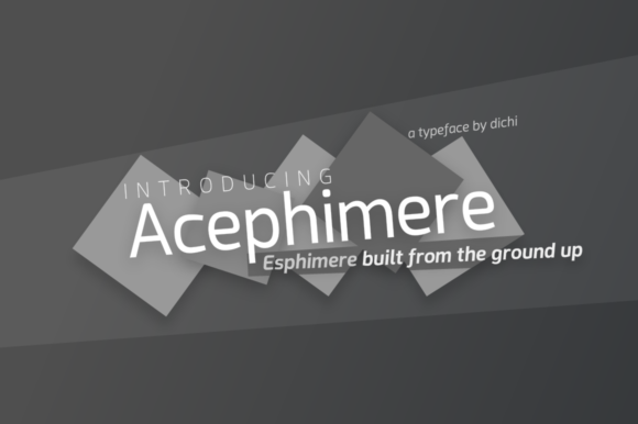 Acephimere Font - Featured Image