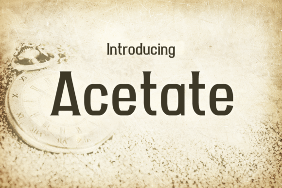 Acetate Font - Featured Image