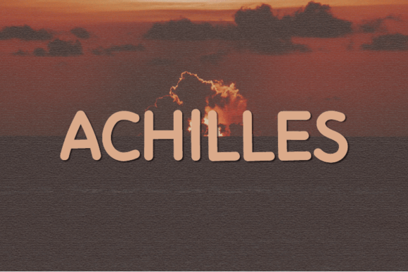 Achilles Font - Featured Image