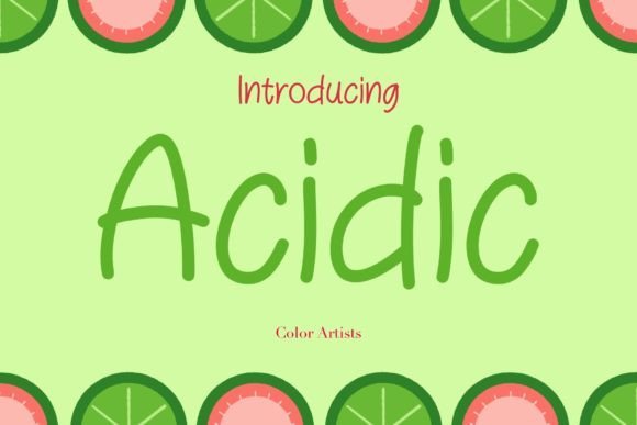 Acidic Font - Featured Image