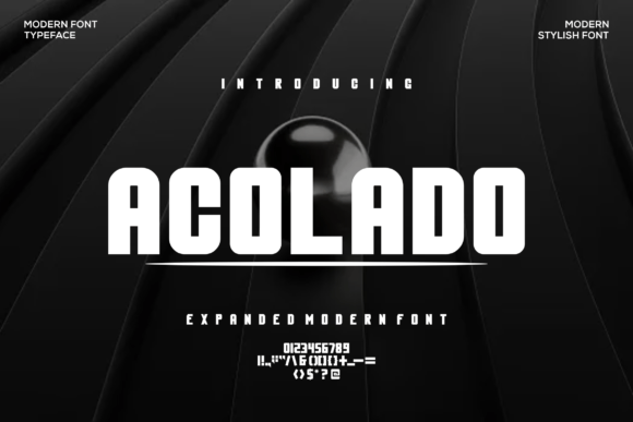 Acolado Font - Featured Image