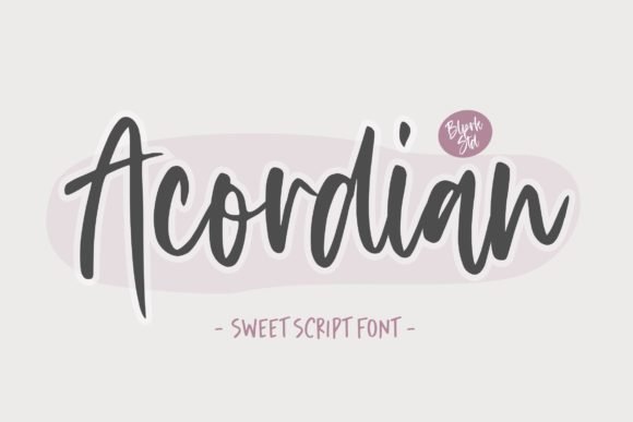Acordian Font - Featured Image