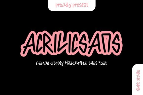 Acrilic Sans Font - Featured Image