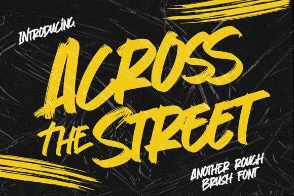 Across the Street Font - Featured Image