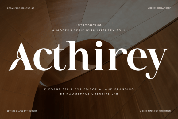 Acthirey Font - Featured Image