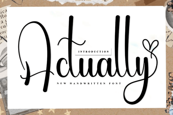 Actually Font - Featured Image